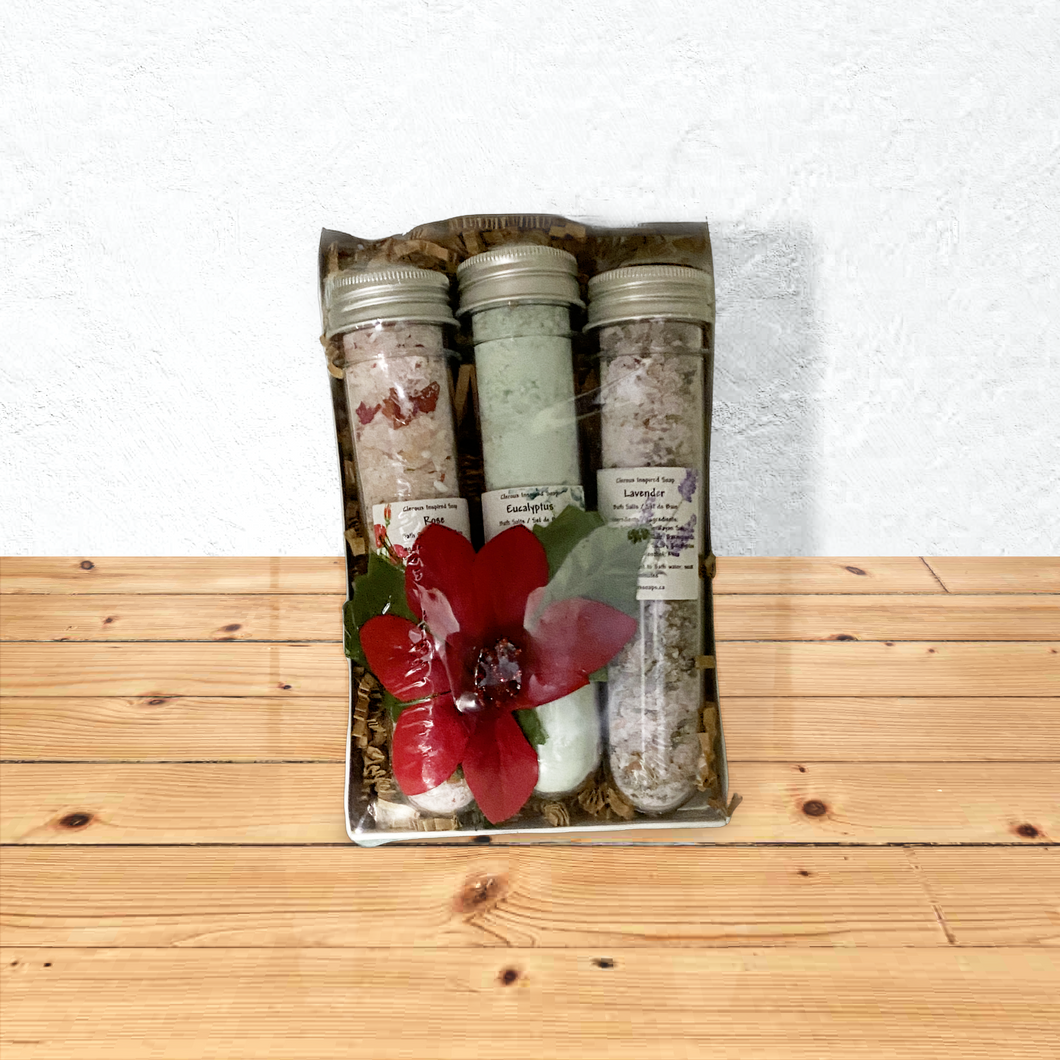 Mineral Bath Salt Gift Set